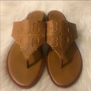 Tory Burch leather logo sandals